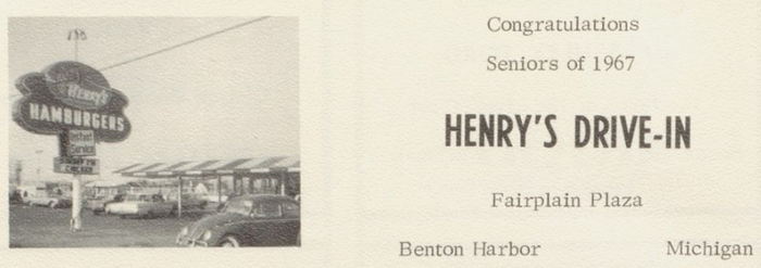 Henrys Hamburgers - Benton Harbor - Fairplain Plaza 1681 M-139